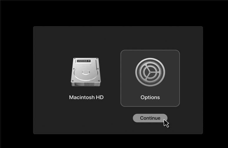 AppleAPFSMedia not mounted