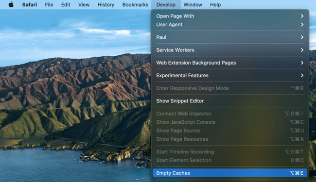 clear caches in macOS Sonoma, Ventura, Monterey, Big Sur, etc