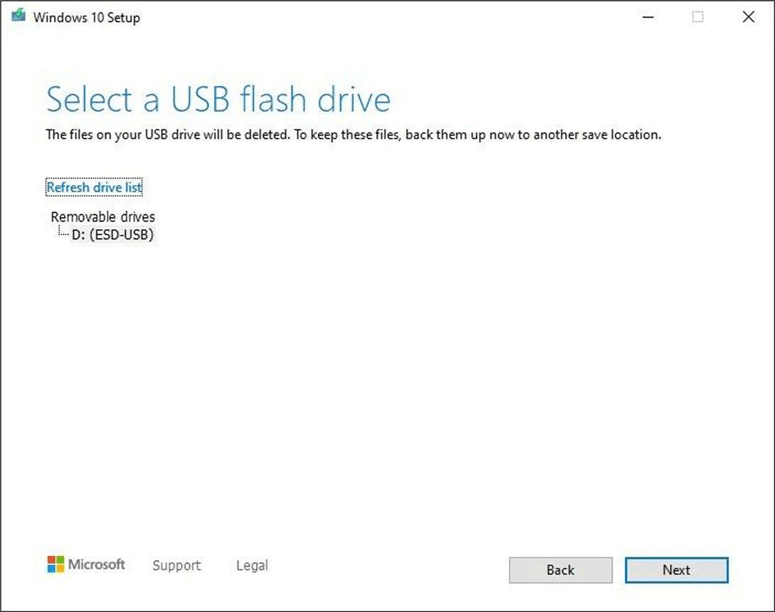 usb boot windows 10 not working