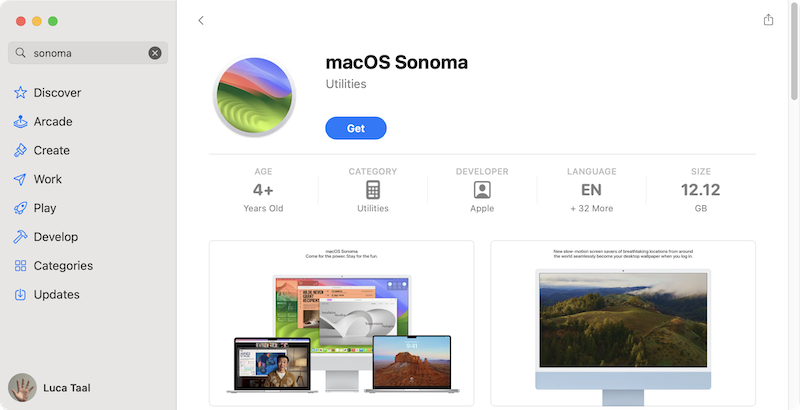clean install macOS Sonoma