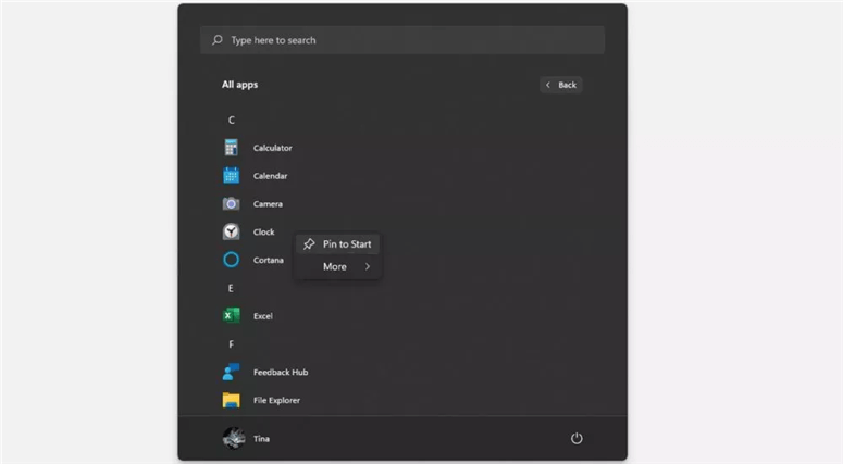 customize the Windows 11 Start menu