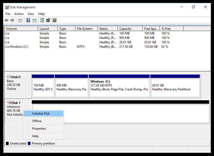 fix Seagate external hard drive not showing up issue