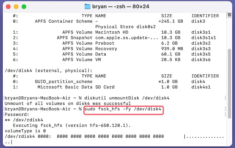 recover data from unmounted USB drive on Mac