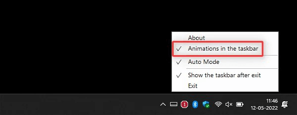 Hide the Taskbar in Windows 11