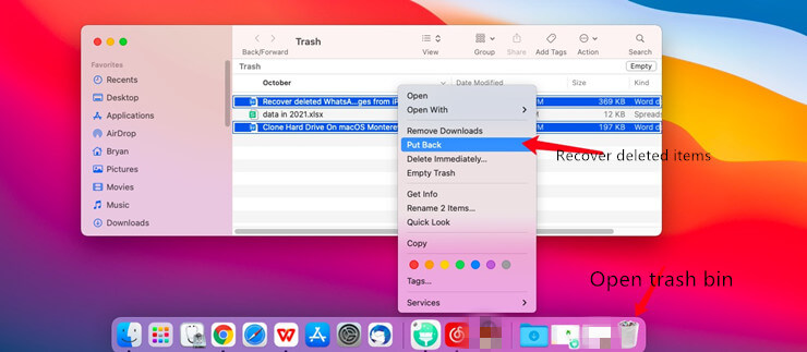 Recover Deleted/Lost Word Documents on macOS Monterey
