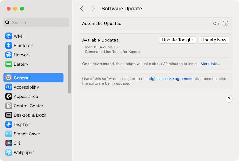 can't install macOS Sequoia on Mac