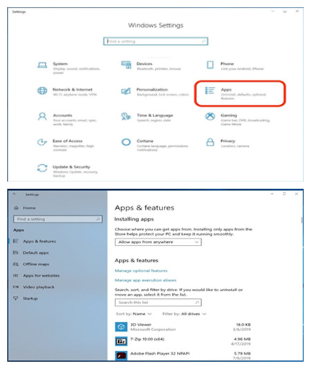 uninstall programs on Windows 11/10/8