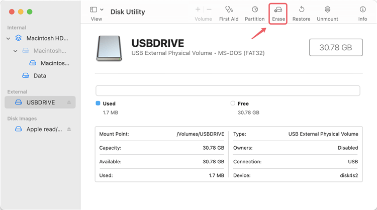wipe hard drive on macOS Sequoia