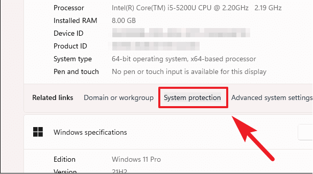 Windows 11 system restore